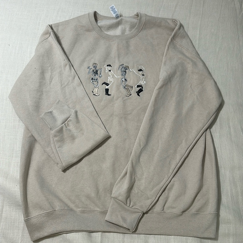Embroidered - skeleton cowboys
